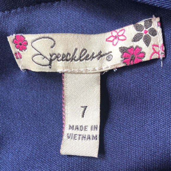 💙 EUC -HOLIDAY Speechless Embellished Dress - Picture 10 of 12